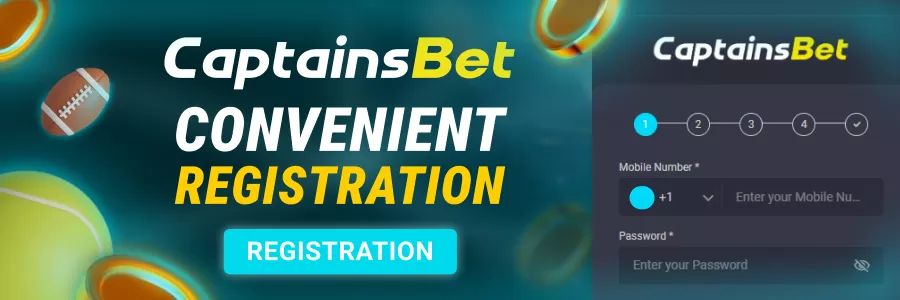 CaptainsBet sign up